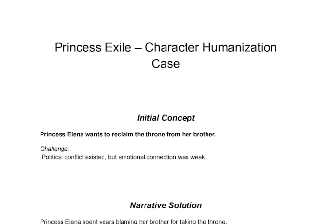 humanize your characters for stories